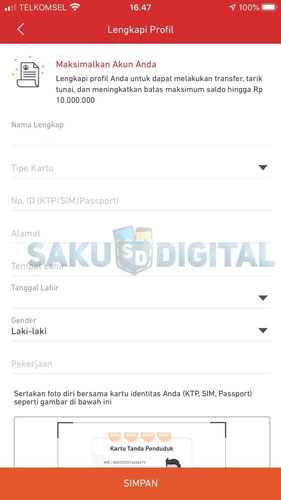 Isi Data Diri Isi Data Diri