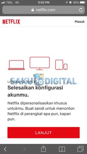 Konfigurasi Akun Netflix Konfigurasi Akun Netflix