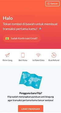Akun Flip sudah selesai dibuat Akun Flip sudah selesai dibuat