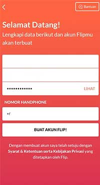 tap Buat Akun tap Buat Akun
