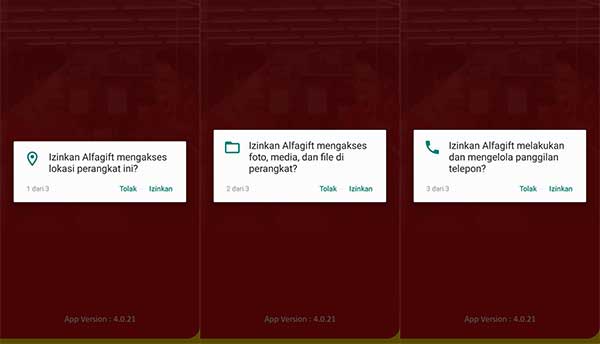 tap Izinkan tap Izinkan