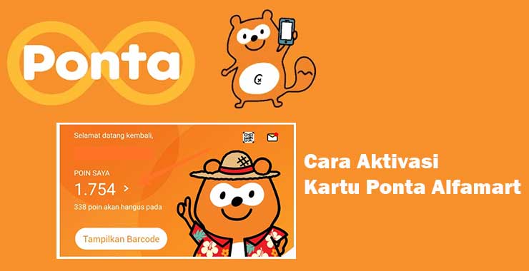 Cara Aktivasi Kartu Ponta Alfamart Cara Aktivasi Kartu Ponta Alfamart