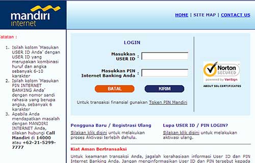 Lewat Internet Banking Mandiri 1 Lewat Internet Banking Mandiri 1
