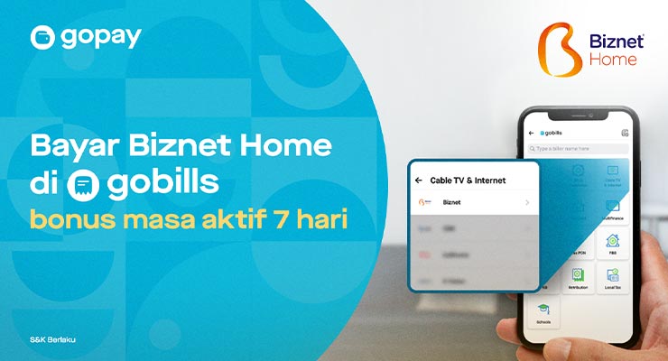 Cara Bayar Biznet Pakai Gopay Terbaru Cara Bayar Biznet Pakai Gopay Terbaru