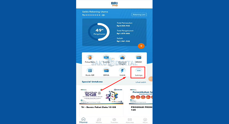 3 Pilih Menu Lainnya Bayar Beli
