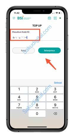 5 Input Nomor HP Terdaftar 1