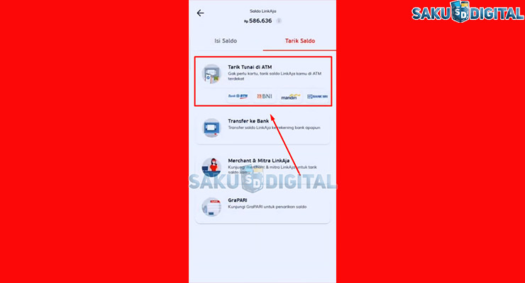 4 Tap Tarik Tunai di ATM