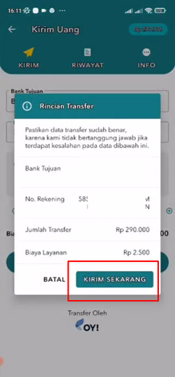 13 Klik Kirim Sekarang Juga