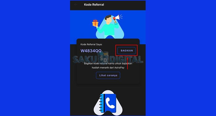 Ketuk Tombol Bagikan